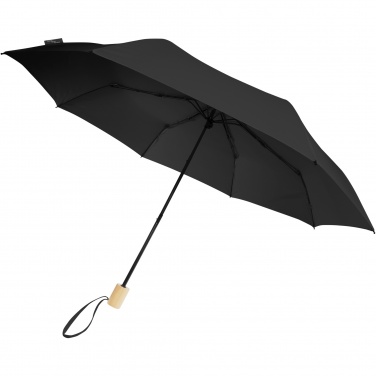 Logo trade business gift photo of: Birgit 21'' foldable windproof recycled PET umbrella
