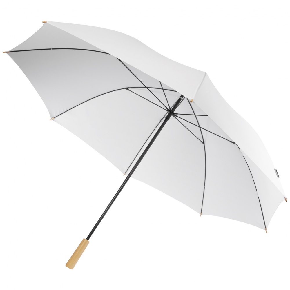 Logo trade promotional items image of: Romee 30'' windproof recycled PET golf umbrella