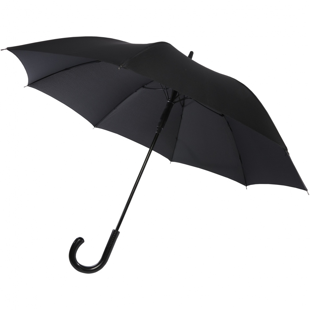 Logo trade promotional gifts picture of: Fontana 23" auto open umbrella with carbon look and crooked handle