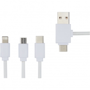 Logotrade promotional merchandise picture of: Pure 5-in-1 charging cable with antibacterial additive