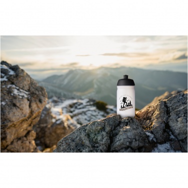 Logo trade promotional items image of: HydroFlex™ Clear 500 ml squeezy sport bottle