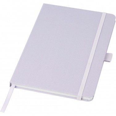 Logo trade advertising products image of: Honua A5 recycled paper notebook with recycled PET cover