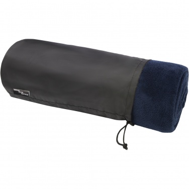 Logo trade promotional items picture of: Lily GRS certified RPET coral fleece blanket