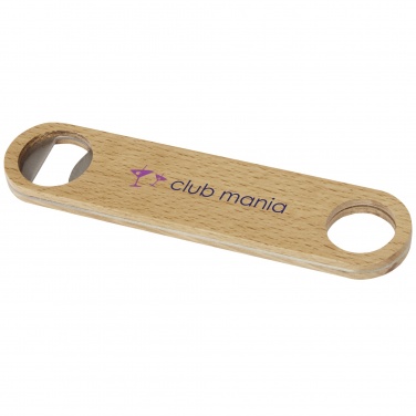 Logo trade promotional giveaway photo of: Origina wooden bottle opener