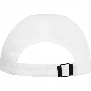 Logo trade promotional merchandise photo of: Morion 6 panel GRS recycled cool fit sandwich cap