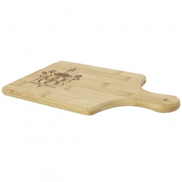 Logo trade promotional giveaways image of: Quimet bamboo cutting board