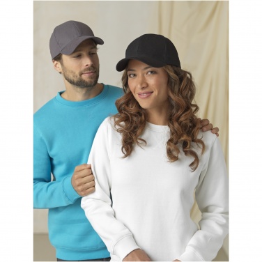 Logo trade business gifts image of: Trona 6 panel GRS recycled cap