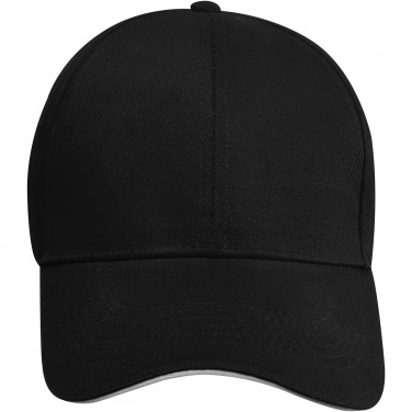 Logotrade corporate gift image of: Topaz 6 panel GRS recycled sandwich cap