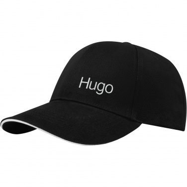 Logotrade promotional product image of: Topaz 6 panel GRS recycled sandwich cap