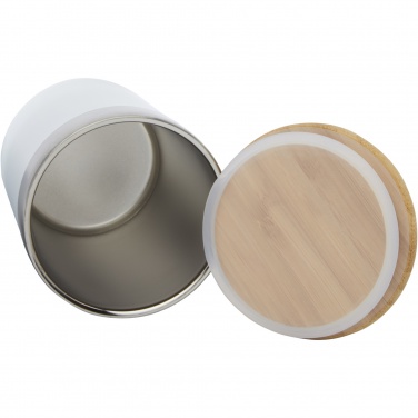 Logotrade advertising products photo of: Lagan 300 ml stainless steel tumbler with bamboo lid