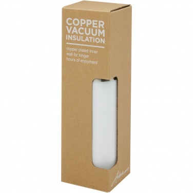 Logotrade promotional product image of: Hulan 540 ml copper vacuum insulated stainless steel bottle with bamboo lid