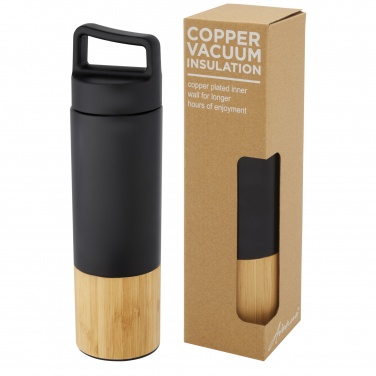 Logotrade promotional items photo of: Torne 540 ml  stainless steel bottle with bamboo outer wall