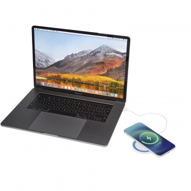 Logotrade promotional giveaways photo of: Peak 10W magnetic wireless charging pad