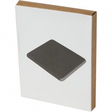 Logo trade promotional merchandise photo of: Loop 10W recycled plastic wireless charging pad