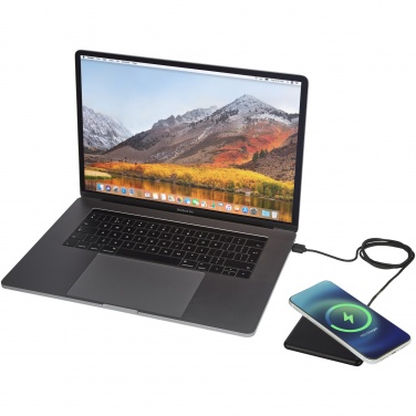 Logotrade promotional giveaways photo of: Loop 10W recycled plastic wireless charging pad