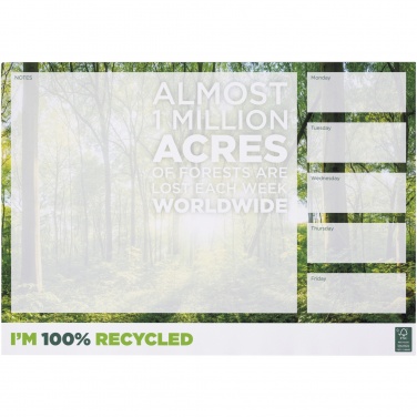 Logo trade promotional item photo of: Desk-Mate® A3 recycled notepad