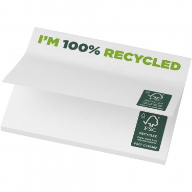 Logo trade business gifts image of: Sticky-Mate® recycled sticky notes 100x75 mm
