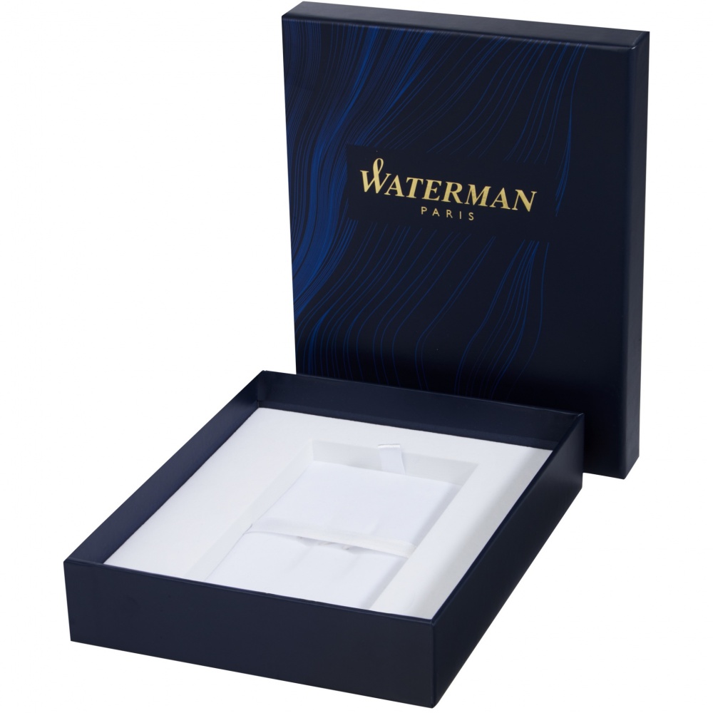 Logo trade promotional giveaways image of: Waterman duo pen gift box