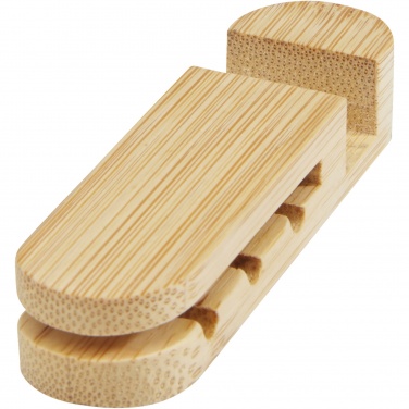 Logo trade promotional giveaways picture of: Edulis bamboo cable manager 