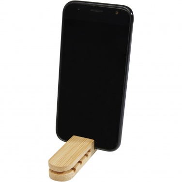 Logo trade promotional products image of: Edulis bamboo cable manager 