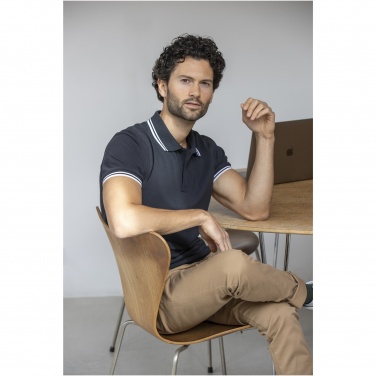 Logotrade promotional gift image of: Amarago short sleeve men's tipping polo