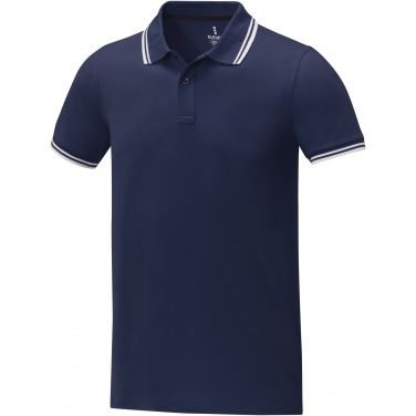 Logo trade promotional items image of: Amarago short sleeve men's tipping polo