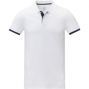 Logo trade promotional merchandise photo of: Morgan short sleeve men's duotone polo