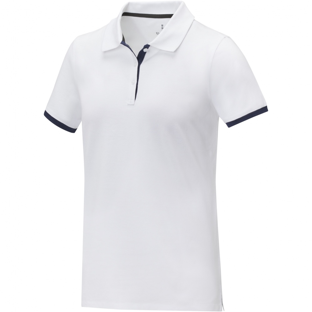Logo trade promotional products image of: Morgan short sleeve women's duotone polo