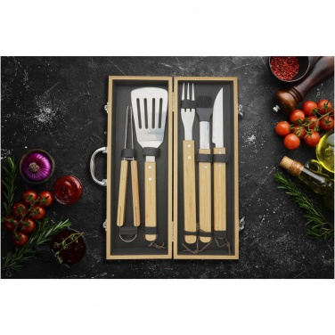 Logo trade promotional merchandise photo of: Churras 5-piece BBQ set