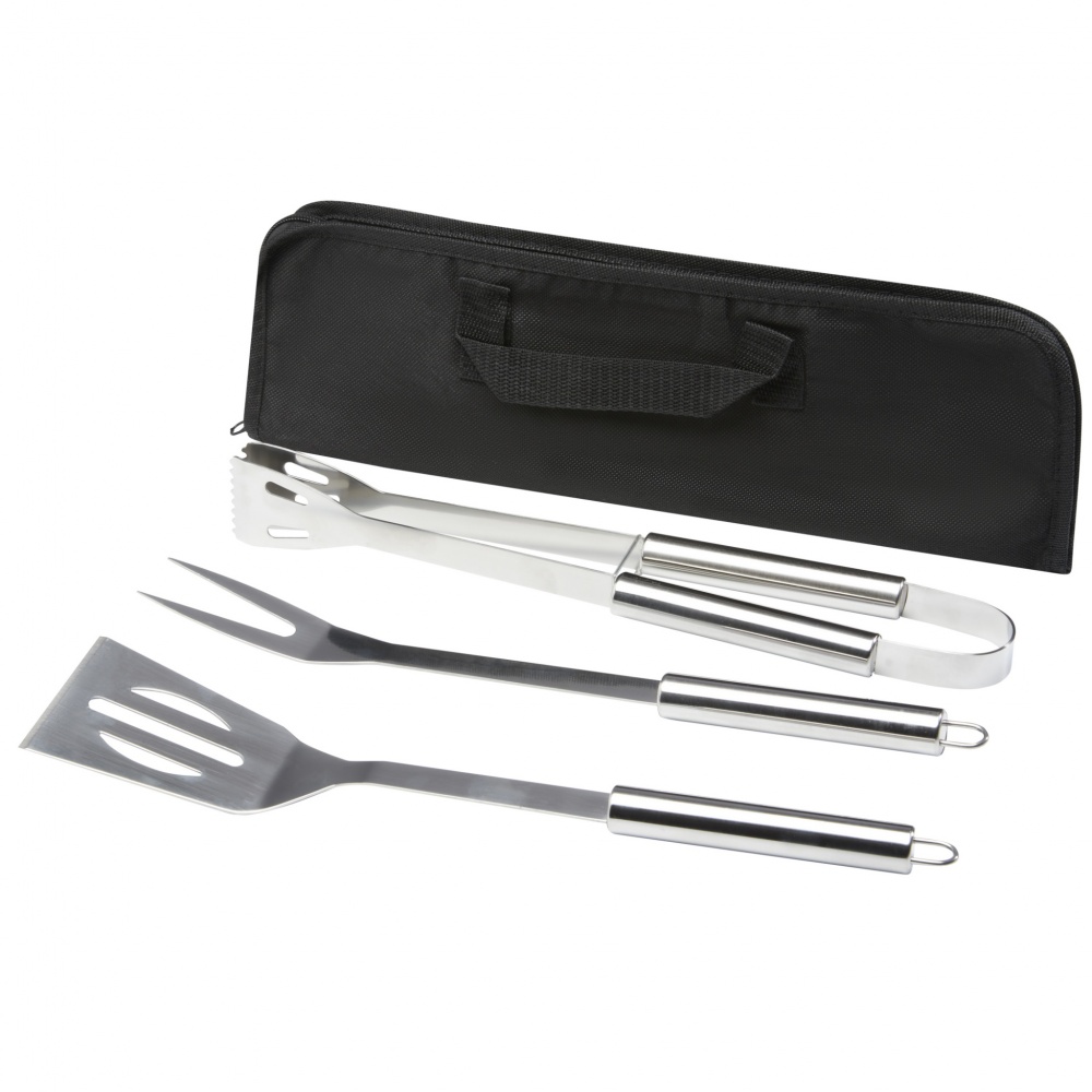 Logo trade promotional gift photo of: Barcabo BBQ 3-piece set
