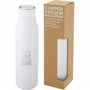 Logotrade promotional giveaway picture of: Marka 600 ml copper vacuum insulated bottle with metal loop