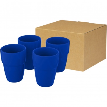 Logotrade promotional gift picture of: Staki 4-piece 280 ml stackable mug gift set