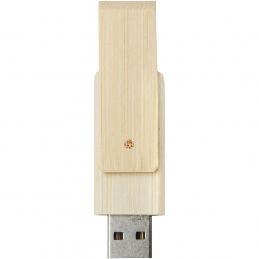Logo trade promotional gifts picture of: Rotate 4GB bamboo USB flash drive