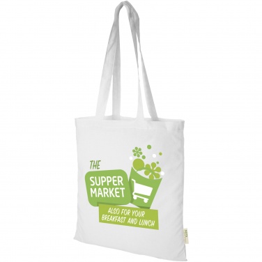 Logotrade promotional giveaway image of: Orissa 140 g/m² organic cotton tote bag 7L