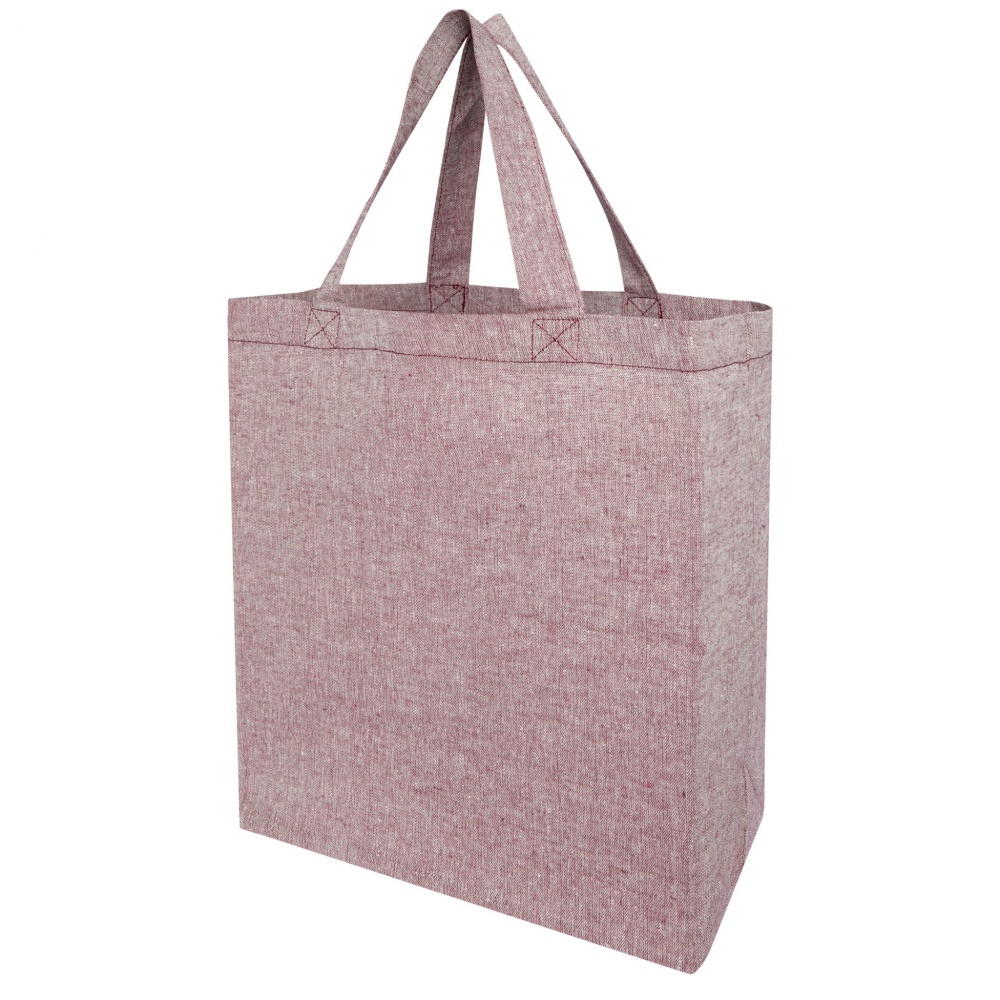 Logo trade promotional products picture of: Pheebs 150 g/m² recycled gusset tote bag 13L