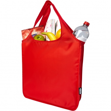 Logo trade promotional merchandise photo of: Ash RPET large foldable tote bag 14L