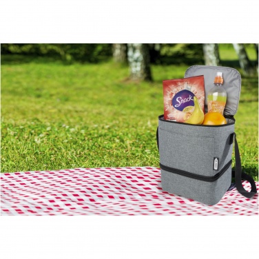 Logo trade promotional giveaway photo of: Tundra 9-can GRS RPET lunch cooler bag 9L