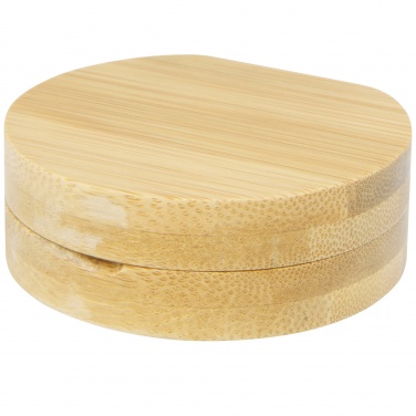 Logo trade advertising product photo of: Afrodit bamboo pocket mirror