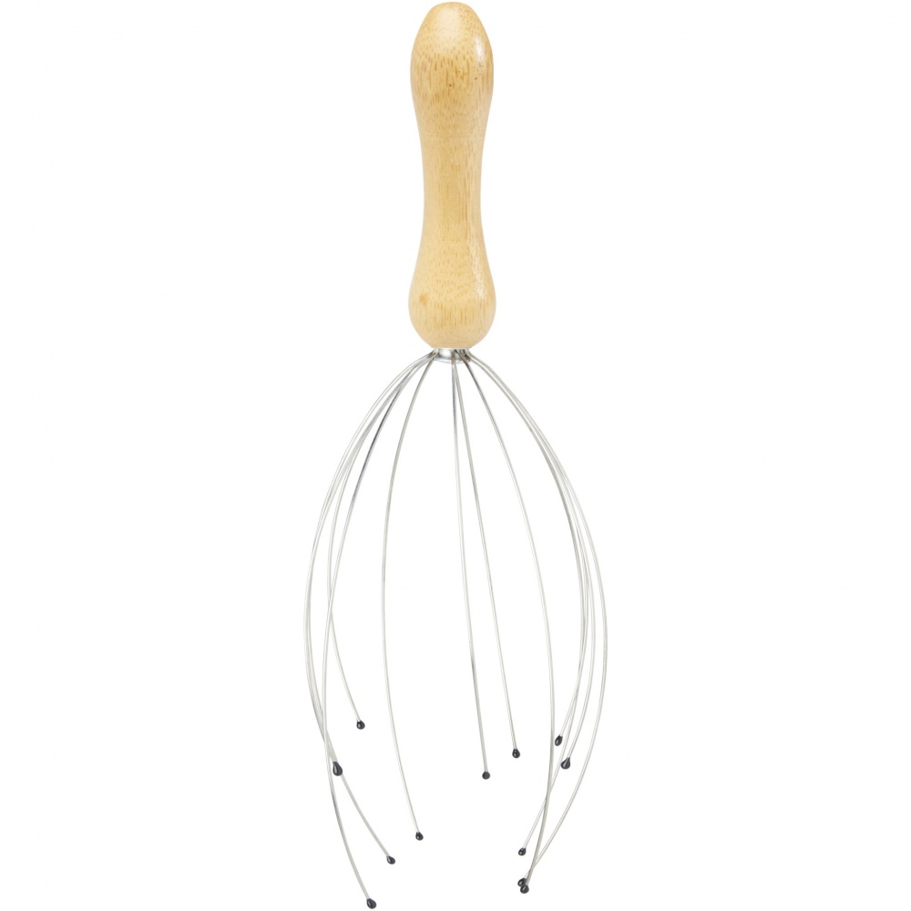 Logotrade promotional product picture of: Hator bamboo head massager