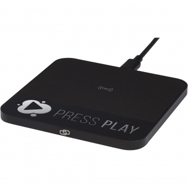 Logo trade promotional giveaways picture of: Hybrid 15W premium wireless charging pad