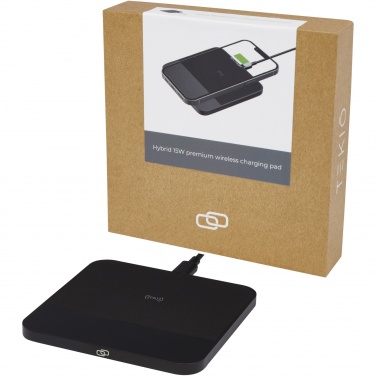 Logotrade advertising product picture of: Hybrid 15W premium wireless charging pad