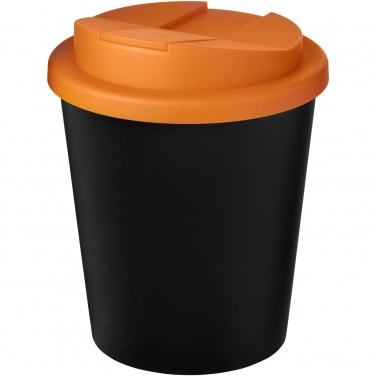 Logo trade promotional merchandise image of: Americano® Espresso Eco 250 ml recycled tumbler with spill-proof lid