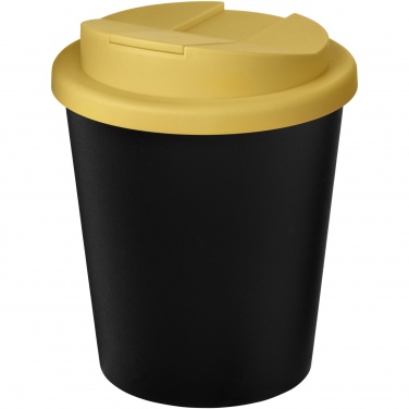 Logo trade promotional items image of: Americano® Espresso Eco 250 ml recycled tumbler with spill-proof lid