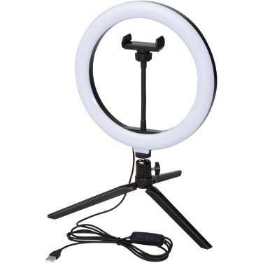 Logotrade promotional merchandise photo of: Studio ring light for selfies and vlogging with phone holder and tripod