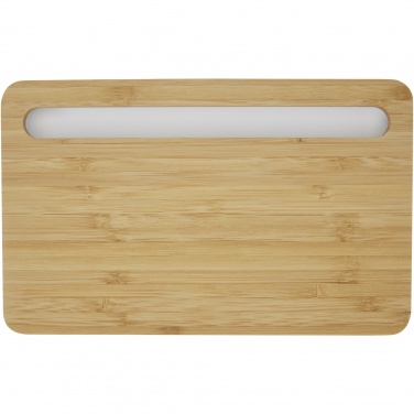 Logo trade promotional merchandise picture of: Medake 10W bamboo wireless charger