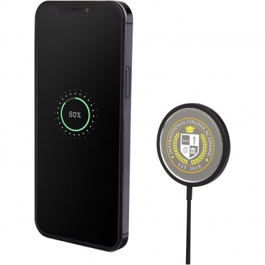 Logo trade promotional items picture of: Magclick 15W aluminium wireless charger