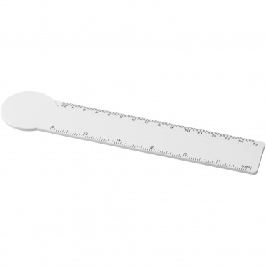 Logo trade advertising products picture of: Tait 15 cm circle-shaped recycled plastic ruler 