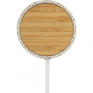 Logotrade promotional giveaway picture of: Terrazzo 10W wireless bamboo charging pad