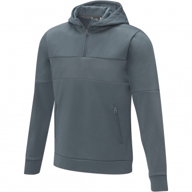 Logotrade advertising products photo of: Sayan men's half zip anorak hooded sweater