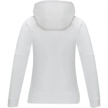 Logo trade promotional giveaways image of: Sayan women's half zip anorak hooded sweater